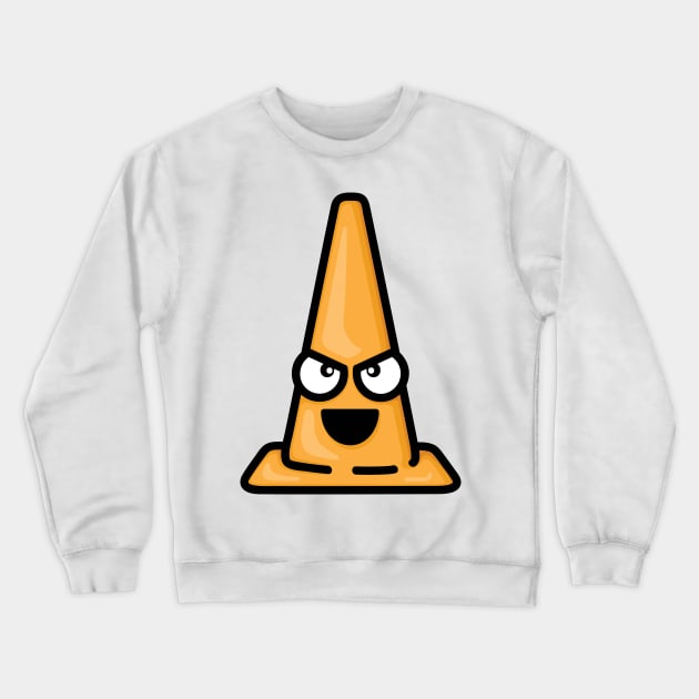 Evil Cone Crewneck Sweatshirt by hoddynoddy